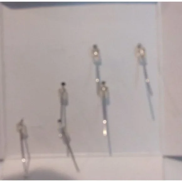 3 Pair Swarovski Elements Crystal Earrings for Sensitive Ears - Picture 6 of 6